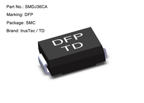 soppressore transitorio di tensione del supporto di superficie del diodo 3000W SMDJ36CA 36V di 36V SMD TV