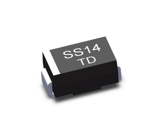I diodi di raddrizzatore della barriera del diodo Ss14 1n5819 1a Schottky di Smd 40v FANNO 214AC